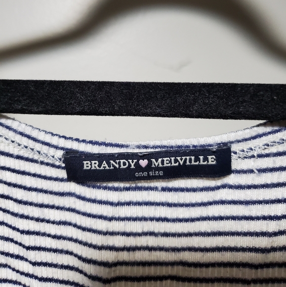 Brandy Melville Striped Crop Tanktop - Picture 2 of 2